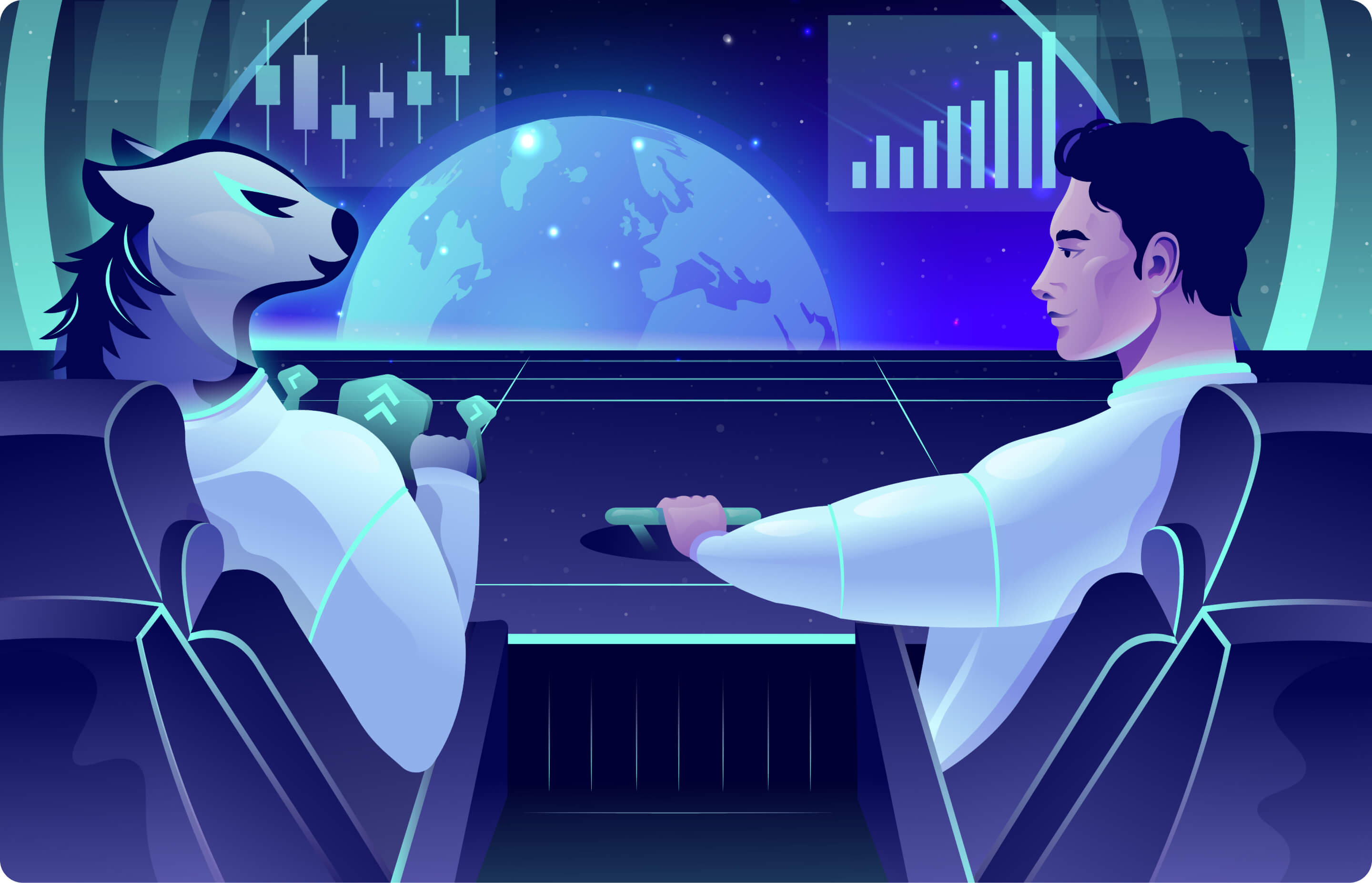 Robotter cockpit illustration